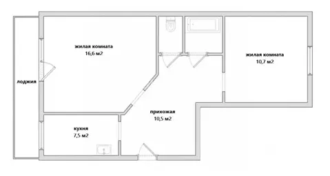 2-к кв. Амурская область, Белогорский муниципальный округ, с. ...