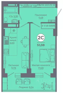 2-к кв. Ростовская область, Ростов-на-Дону Левенцовский мкр, ...