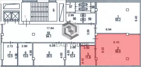 Офис в Москва просп. Вернадского, 39 (69 м)