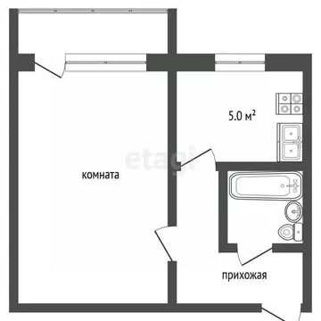 1-к кв. Севастополь ул. Льва Толстого, 60 (30.6 м)