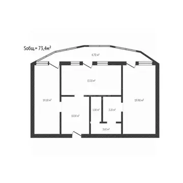 2-к кв. Брянская область, Брянск Московский просп., 87 (73.4 м)