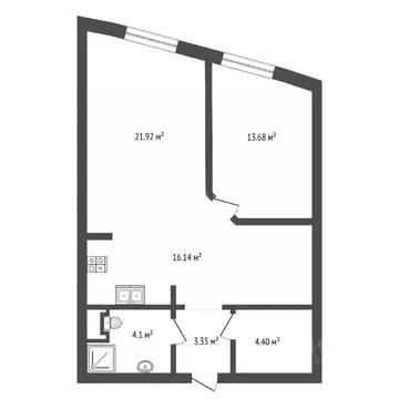 2-к кв. Крым, Ялта ул. Блюхера, 19 (65.0 м)