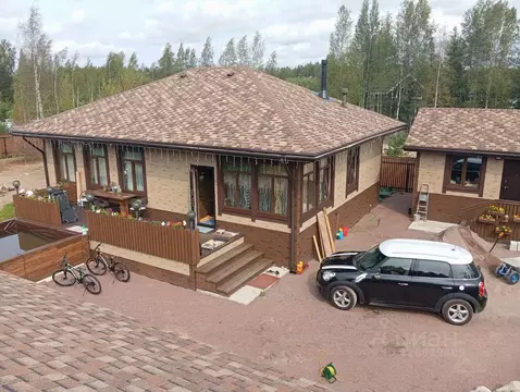 Коттедж в Ленинградская область, Выборгский район, Полянское с/пос, ...