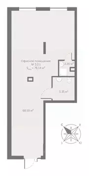Помещение свободного назначения в Санкт-Петербург Октябрьская наб., ...