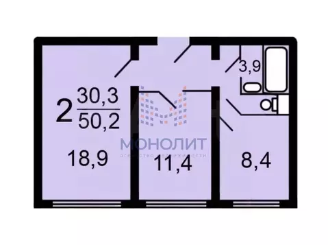 Комната Москва ул. Адмирала Лазарева, 40 (18.9 м)