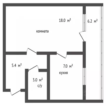 1-к кв. Амурская область, Благовещенский район, с. Чигири ул. Красная, ...