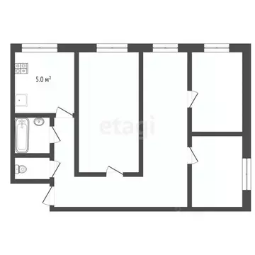 4-к кв. Ставропольский край, Георгиевск ул. Кочубея (63.0 м)