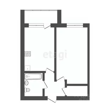 1-к кв. Костромская область, Кострома Никитская ул., 92А (38.0 м)