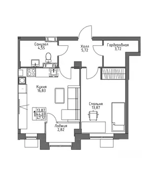 Свободной планировки кв. Волгоградская область, Волгоград ул. ...