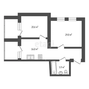 3-комнатная квартира: Пенза, улица Ленина, 11 (90.9 м)