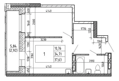 1-комнатная квартира: Владивосток, Первореченский район, микрорайон ...