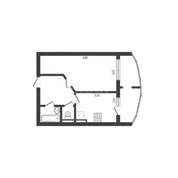 1-к кв. Белгородская область, Белгород Новый-2 мкр, ул. Шумилова, 10 ...