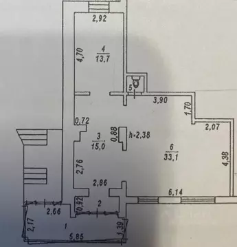 Помещение свободного назначения в Иркутская область, Братск Энергетик ...