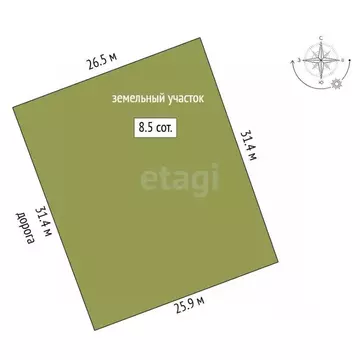 Участок в Краснодарский край, Геленджик городской округ, с. Адербиевка ...