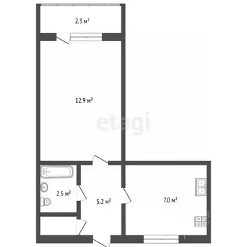 1-к кв. Севастополь, Севастополь, Инкерман г. ул. Погорелова, 23 (30.0 ...