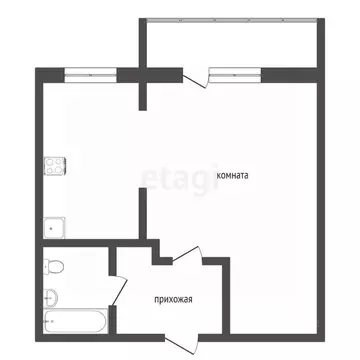 1-к кв. Вологодская область, пос. Майский ул. Новая, 1 (34.0 м)