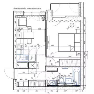 1-комнатная квартира: Екатеринбург, улица Свердлова, 32Б (37.3 м)