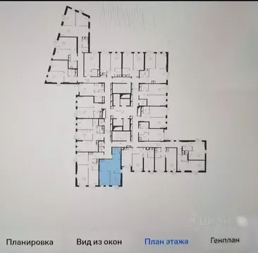 2-к кв. Московская область, Красногорск ул. Тенистых Аллей, 1к1 (48.3 ...