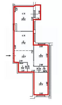 3-к кв. Смоленская область, Смоленск ул. Александра Степанова, 12 ...