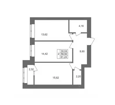 2-к кв. Волгоградская область, Волгоград Клубный дом на Жукова жилой ...