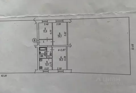 3-к кв. Омская область, Омск просп. Мира, 31 (75.0 м)