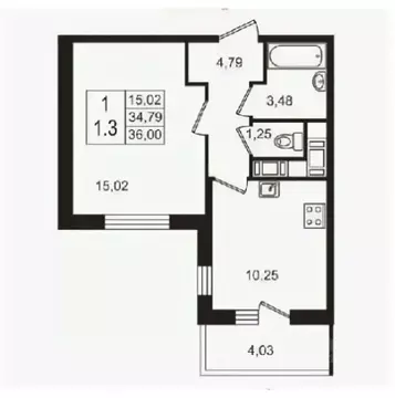 1-к кв. Ленинградская область, Мурино Всеволожский район, ул. Шувалова ...