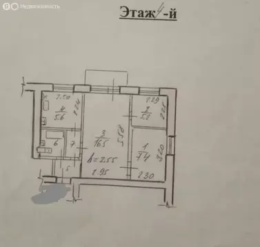 3-комнатная квартира: Воронеж, улица 20-летия Октября, 107 (41.5 м)