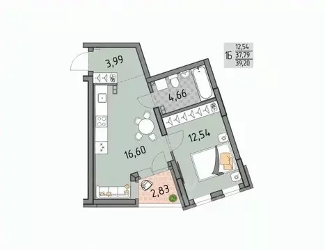 1-к кв. Свердловская область, Екатеринбург Юго-Западный жилрайон, ...