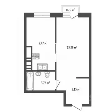 1-к кв. Белгородская область, Белгородский район, Новосадовское с/пос, ...