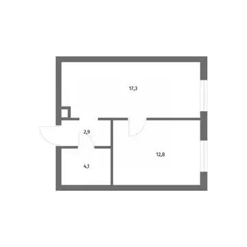 1-к кв. Калининградская область, Гурьевск ул. Имени Антона Пошкуса, ...