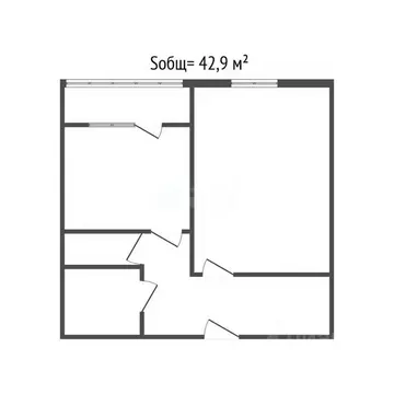 1-к кв. Брянская область, Брянск ул. Брянского Фронта, 28к2 (42.9 м)
