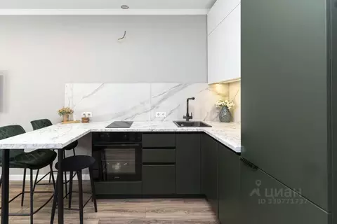 Студия Тюменская область, Тюмень ул. Дмитрия Менделеева, 2к2 (31.0 м)