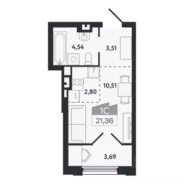 Студия Томская область, Томск Черемошники мкр, ул. Бердская, 14/3 ...