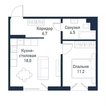 1-к кв. Челябинская область, Челябинский городской округ, пос. ...