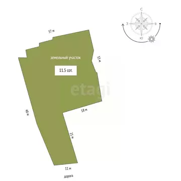 Участок в Ростовская область, Ростов-на-Дону пер. Саперный Спуск (11.5 ...