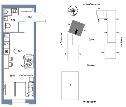 Студия Свердловская область, Екатеринбург муниципальное образование, ...