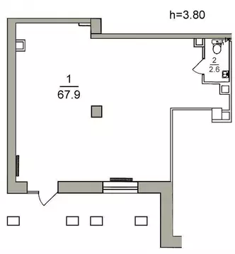 Торговая площадь в Санкт-Петербург Фермское ш., 14к1 (71 м)