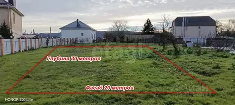 Участок в Краснодарский край, Анапа муниципальный округ, Гостагаевская ...