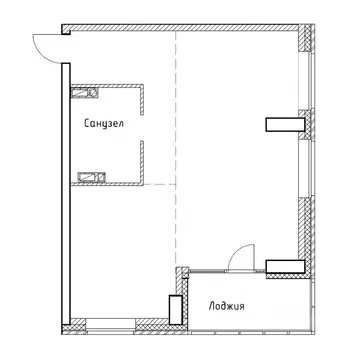 2-к кв. Приморский край, Владивосток ул. Сочинская, 17 (55.4 м)