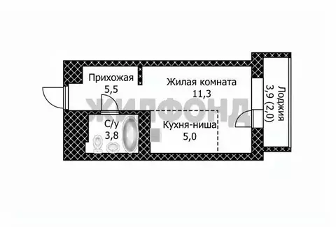 1-к кв. Новосибирская область, Новосибирск ул. Семьи Шамшиных, 91 ...