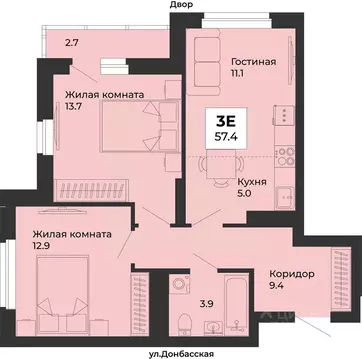 3-к кв. Свердловская область, Екатеринбург Уралмаш жилрайон, ул. ...