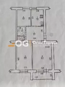 3-к кв. Брянская область, Брянск Новозыбковская ул., 9Г (58.5 м)