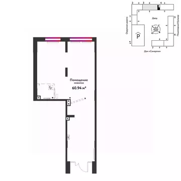 Торговая площадь в Тюменская область, Тюмень Интернациональная ул., ...