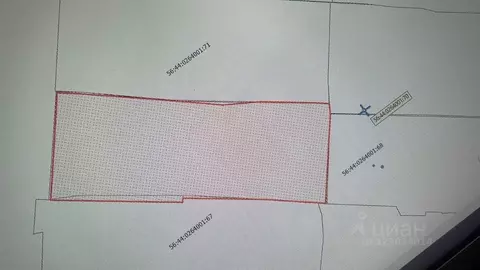 Участок в Оренбургская область, Оренбург Пугачи мкр, ул. Щетинина (9.5 ...