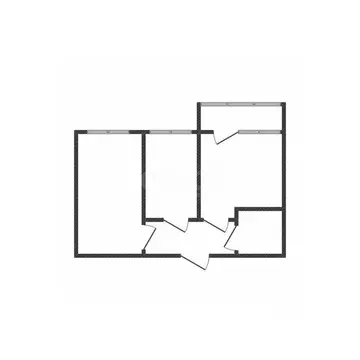 2-к кв. Краснодарский край, Краснодар ул. Цезаря Куникова, 24к3 (53.0 ...