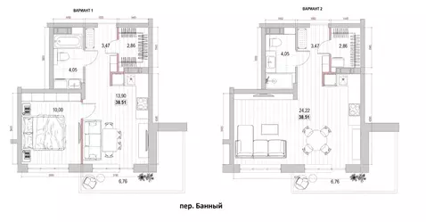 Студия Архангельская область, Архангельск ул. Пахтусова, 9 (38.51 м)