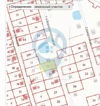 Участок в Родники, 1-я Борисоглебская улица, 47 (7.3 м)