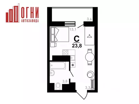 Студия Нижегородская область, Нижний Новгород Коломенская ул., 8к4 ...