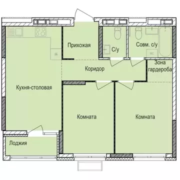 2-к кв. Удмуртия, Ижевск Автопроизводство жилрайон, Норвежский Лес ...