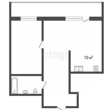 Студия Пермский край, Пермь ул. Чернышевского, 20 (38.5 м)